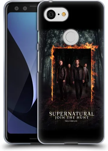 Vista 98 de Head Case Designs Supernatural Sam, Dean & Castiel Key Art - Funda de gel con licencia oficial [protección de grado militar] compatible con Google