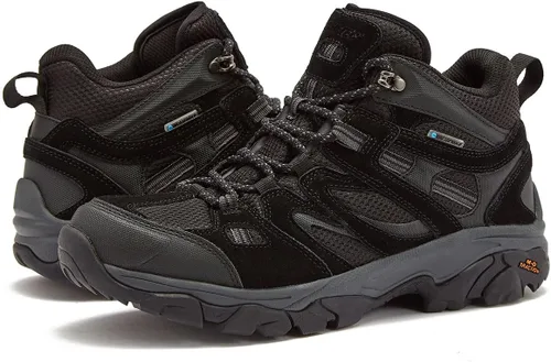 Vista 7 de HI-TEC Ravus WP - Botas de senderismo impermeables para hombre, ligeras y transpirables para exteriores