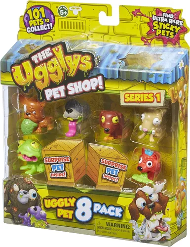 Vista 5 de Figura de juguete Ugglys Pet Shop (paquete de 8)