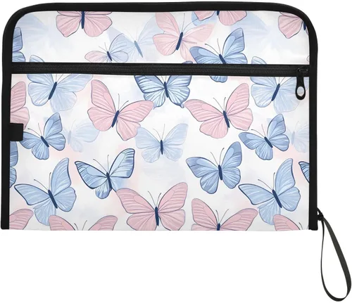 Vista 14 de Gredecor 13 Pockets File Folder Organizer A4/Letter Water Resistant Document Bag with Zipper Filing Folder Expanding File Pouch Storage for School