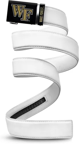 Vista 11 de Mission Belt Con licencia oficial de la NC Alabama Crimson Tide Crimson Tide (Cuero Negro)