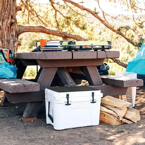 Vista 5 de Tundra 45 tapas más frías – Espuma EVA YETI enfriador de pecho almohadilla cómoda para despegar y pegar, lado duro, campamento, barco, puerta