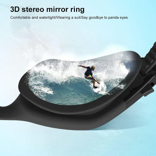 Vista 6 de [Actualización] Gafas de natación, gafas de buceo, impermeables, sin fugas, antivaho para adultos, hombres, mujeres, jóvenes, gafas de natación