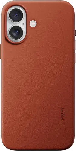 Vista 47 de MOFT Snap Case MOVAS™ para iPhone 16 Pro Max, compatible con MagSafe, funda magnética de cuero vegano premium con sensación suave, color duradero
