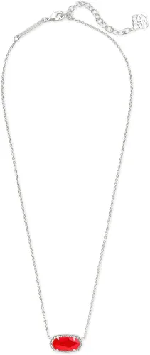 Vista 2 de Collar con dije Kendra Scott Elisa para mujer, joyería de moda, chapado en oro de 14 quilates