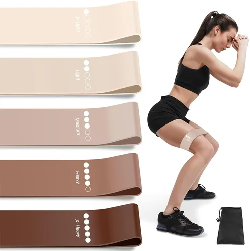 Vista 11 de Resistance Bands for Working Out, 5 Levels Elastic Exercise Bands