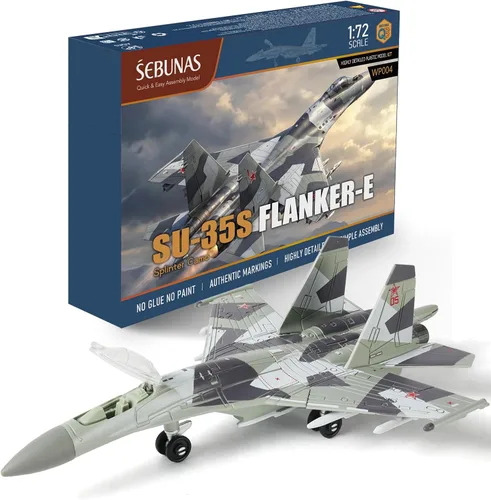 Vista 13 de SEBUNAS 1:72 Escala SU-25 Frogfoot Kit de modelo de montaje rápido de 05.SU-25