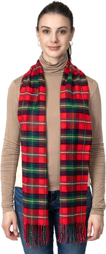 Vista 142 de Bufanda de invierno Achillea suave y cálida, de tartán, a cuadros, de cachemira, unisex