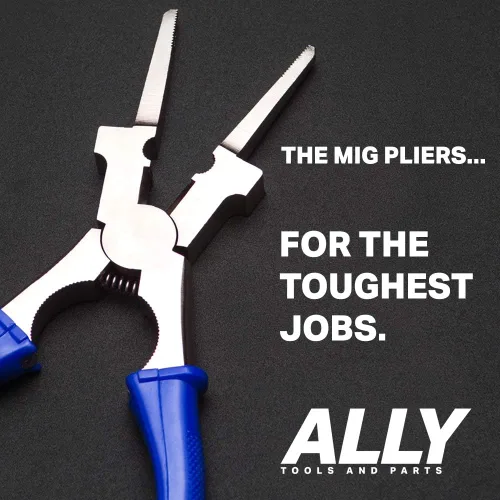 Vista 5 de ALLY Tools - Alicates de soldadura MIG multifuncionales profesionales de 8 pulgadas antioxidantes, fiables y duraderos