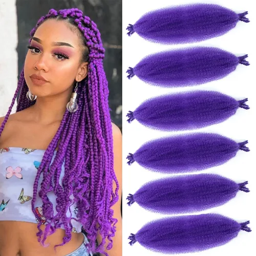 Vista 29 de Trenzas Afro Twist de 12 pulgadas - Cabello trenzado al crochet estilo Afro (12 pulgadas (Paquete de 3), 30#)