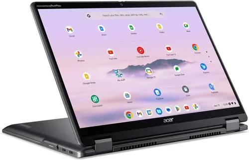Vista 3 de Acer Chromebook Plus Spin 514 Pantalla táctil IPS WUXGA 2 en 1 de 14 pulgadas, Intel Core i5-1334U, 8GB RAM 1TB SSD, Wi-Fi 6E, Bluetooth, cámara
