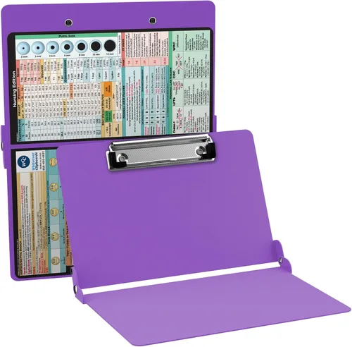 Vista 9 de WhiteCoat® Clipboard - Edición para Enfermería (Negro, Doble Pliegue)