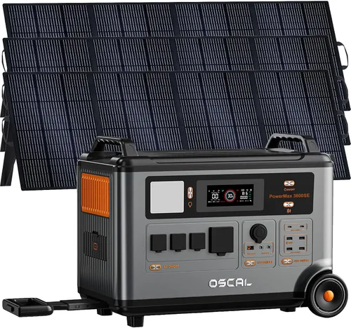 Vista 10 de PowerMax 3600SE 3600W Generador Solar Estación de energía portátil