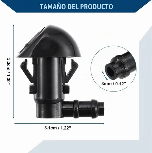 Vista 5 de Boquillas del limpiaparabrisas para Honda Pilot 2009-2015, chorro