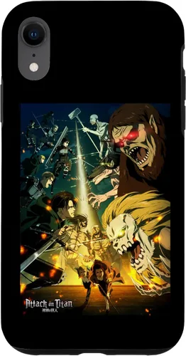 Vista 25 de Attack on Titan Funda de anime para iPhone 17 de temporada final de temporada 4