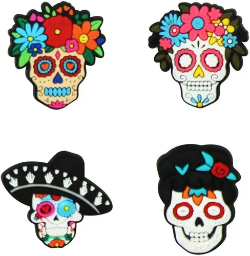 Vista 3 de Vaymzsuc 50 100Pcs Pack Shoe Decorations Charms for Boys Girls Women Teens Kids Clog Accessories Pins Fit for Garden Sandals Wristband Bracelet