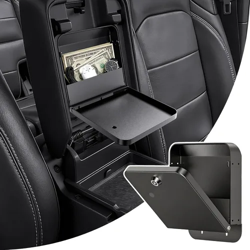 Vista 9 de DIAMOOKY - Consola central de metal organizador oculto para Jeep Wrangler y Gladiator