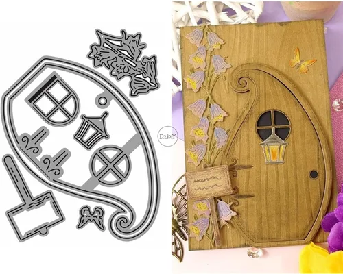 Vista 30 de DzIxY Casas Troqueles de corte de metal para kit de fabricación de tarjetas, troquelados de papel en relieve, plantillas de máquina de álbumes
