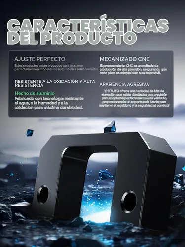 Vista 6 de YHTAUTO Kit de elevación de nivelación delantera de 2.5 pulgadas