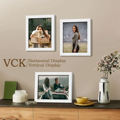 Vista 226 de VCK Marcos para póster de madera maciza de 22.375 x 34 pulgadas, marco de fotos A1 negro con montaje en pared, paquete de 3