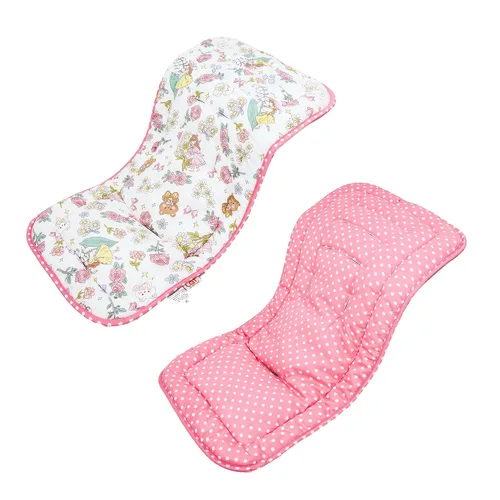 Vista 16 de Cojín para cochecito de bebé, inserto de asiento de automóvil infantil - reversible, universal, transpirable y suave, alfombrilla para cochecito