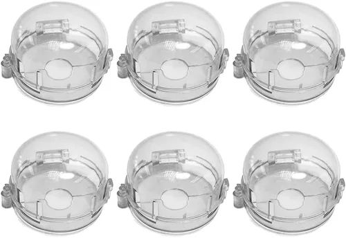 Vista 10 de OSALADI Fundas para pomos de estufa de gas, protector de seguridad para cocina y pomo de estufa para niños y niñas