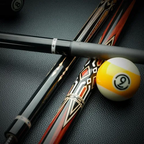 Vista 9 de Carbon Fiber Pool Cue Stick Professional Pool Sticks 12.5mm Tip Low Deflection Shaft Billiard Cues with Adjustable Extension (Pro Taper)