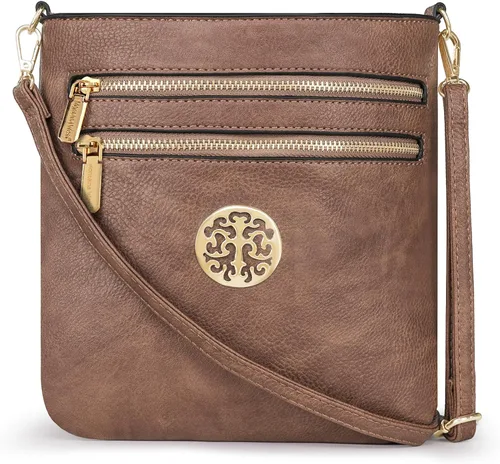Vista 74 de Montana West Bolsos cruzados para mujer con múltiples bolsillos y correa ajustable