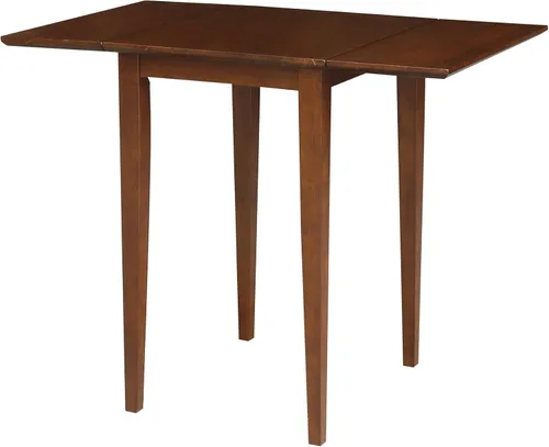 Vista 11 de IC International Concepts Mesa de madera maciza, 36 pulgadas, sin terminar Espresso