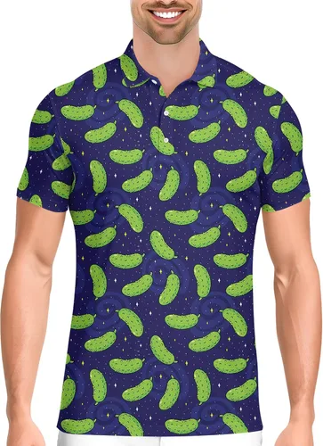 Vista 50 de PAGYMO Camisetas de golf divertidas para hombre, diseño de impresión loca Aop-polo-06361