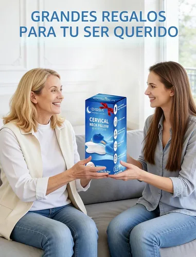 Vista 9 de DISSA Almohada cervical cervical para dormir de lado, almohada ergonómica de espuma viscoelástica con soporte ortopédico ajustable para el cuello