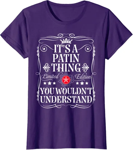 Vista 8 de Camiseta Patin Name Its A Patin Thing You Wouldn't Understand, Negro -, Pequeña
