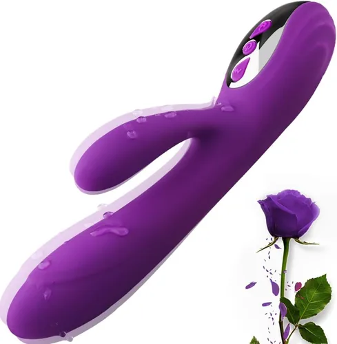 Vista 7 de Orejas de conejo Juguetes para adultos para mujeres de hoy en día, poderosos 8 modos, juguetes para adultos, regalos portátiles, juguetes divertidos