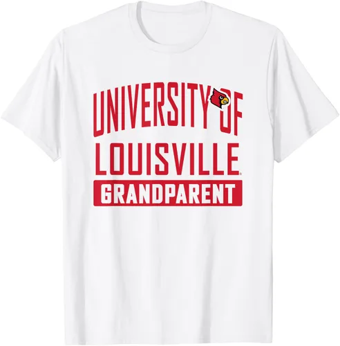 Vista 3 de Louisville Cardinals Grandparent University Camiseta, Negro