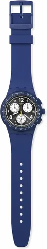 Vista 2 de Swatch Nada básico sobre el azul, Azul, Colección Holiday