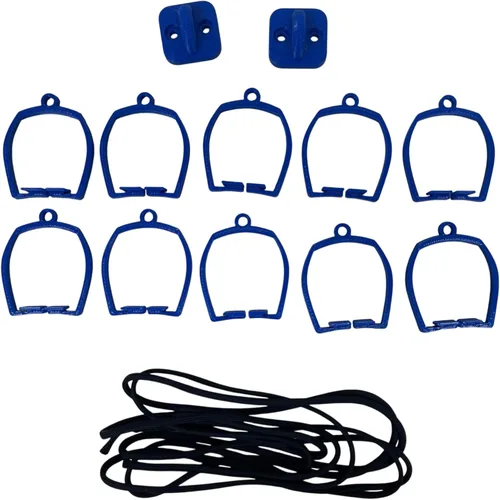Vista 3 de Puente de Suspensión Compatible con Pista Hot Wheels (Azul)
