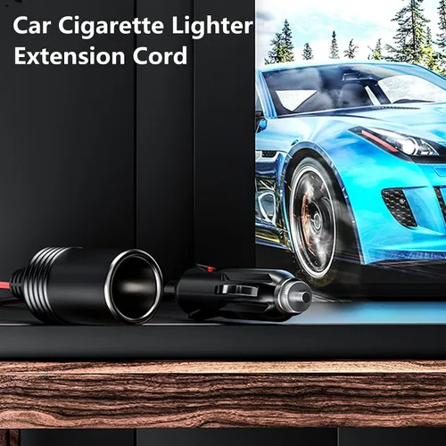 Vista 7 de KEWIG - Cable de extensión para encendedor de cigarrillos de coche de 12/24 V, 4.9 pies, 16 AWG Auto DC Power Plug Connector Heavy Duty Cigarette