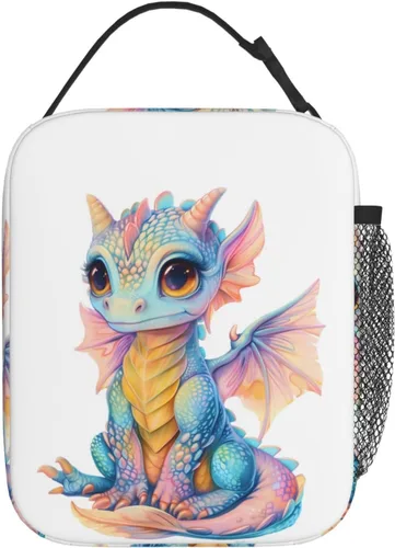 Vista 15 de Lonchera reutilizable con diseño de avión vintage para niños, mujeres y adultos, bolsa de almuerzo azul con aislamiento retro para avión, bolsa