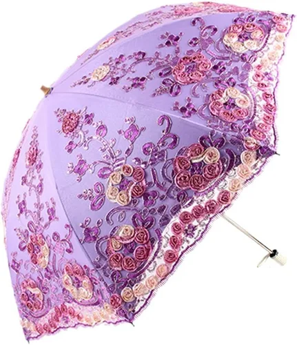 Vista 98 de Honeystore - Parasoles de encaje de flores para fiesta de boda, paraguas nupcial de encaje