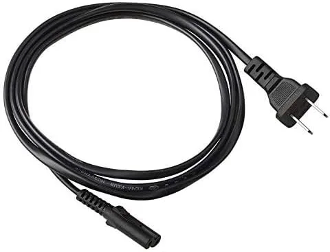 Vista 2 de NiceTQ Cable de alimentación de CA de 2 clavijas para Sony Playstation 4 Ps4