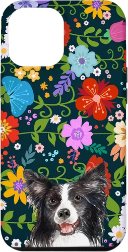 Vista 26 de Border Collie Ditsy Flower Floral Pattern for Women Case for iPhone 17
