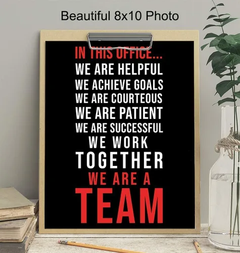 Vista 3 de Póster motivacional para la oficina – Póster inspirador para pared – Decoración única para el hogar y regalo para empresarios, gerentes, jefes
