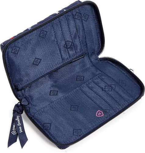 Vista 3 de Vera Bradley Cotton Smartphone Wristlet with RFID Protection