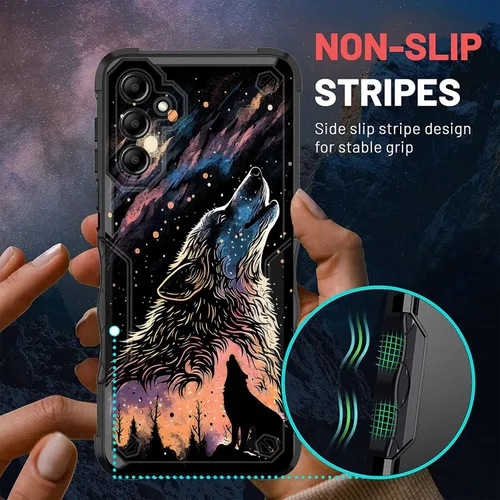 Vista 916 de Funda para Galaxy A14 5G, [Doble Capa][Protección contra Caídas de Grado Militar de 10 Pies] [Antideslizante] Funda Resistente a Prueba de Golpes