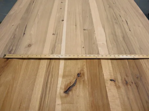 Vista 5 de Chapa de madera anudada rústica de nuez de nuez de nogal de 24 "x 48" en respaldo de papel 1/40