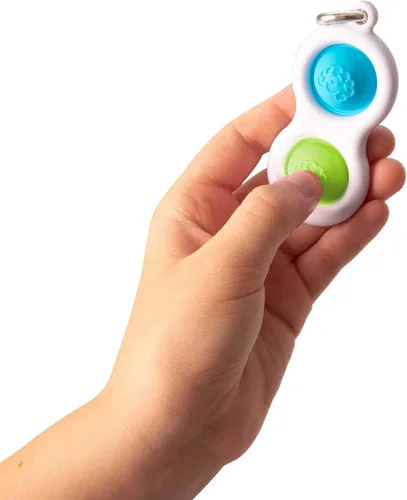 Vista 2 de Fat Brain Toys Simpl Dimpl - Azul/Lima