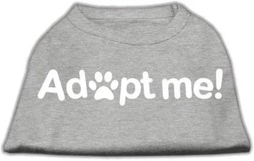Vista 8 de Mirage Pet Products Adopt Me - Camisa con serigrafía, pequeña, color negro