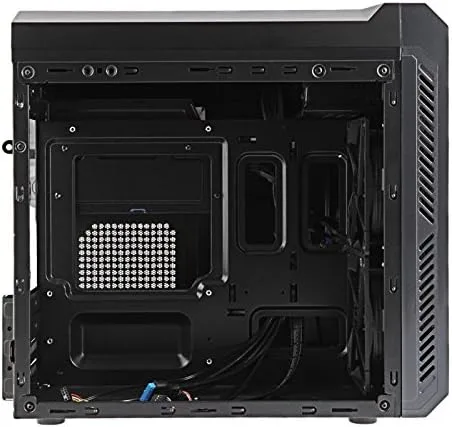 Vista 5 de Antec Performance Series P50 Window R Mid-Tower Silent PC Carcasa para computadora con refrigeración por agua de 9.449 in, puertos USB 3.0/2.0