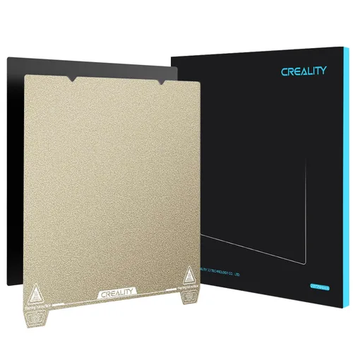 Vista 8 de Creality Placa de construcción original Ender 3 S1, hoja PEI de superficie texturizada de 235x235mm, placa de cama magnética, extraíble, flexible