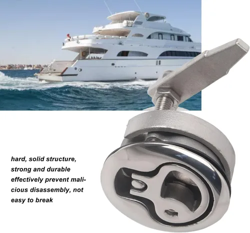 Vista 3 de Dilwe Leva de barco, acero inoxidable marino rasante tira de piso hebilla bloqueo ToolMarine Hardware